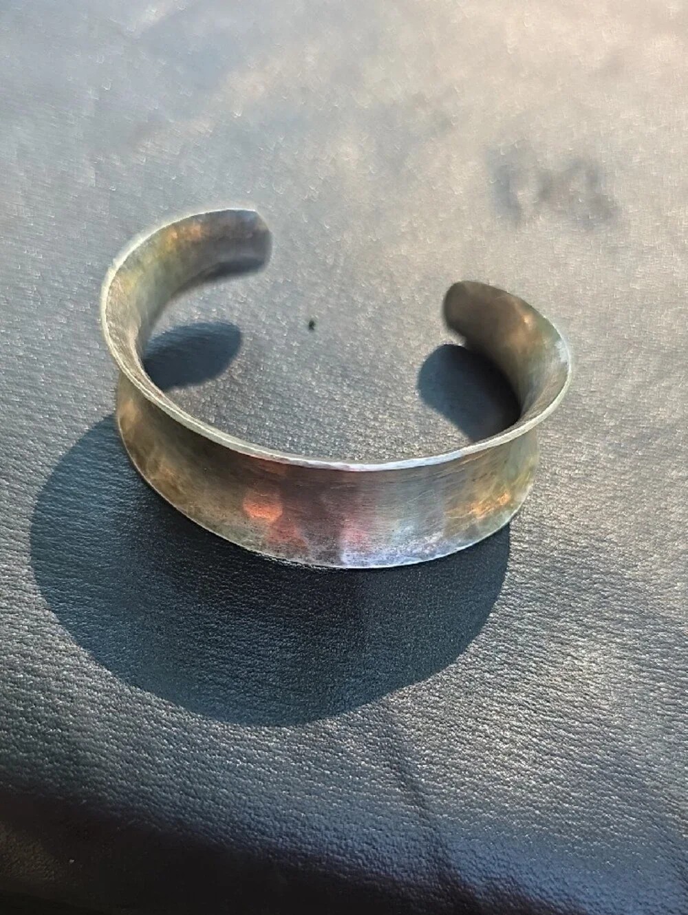 Silver Cuff Bracelet - Polished Metal Wearable